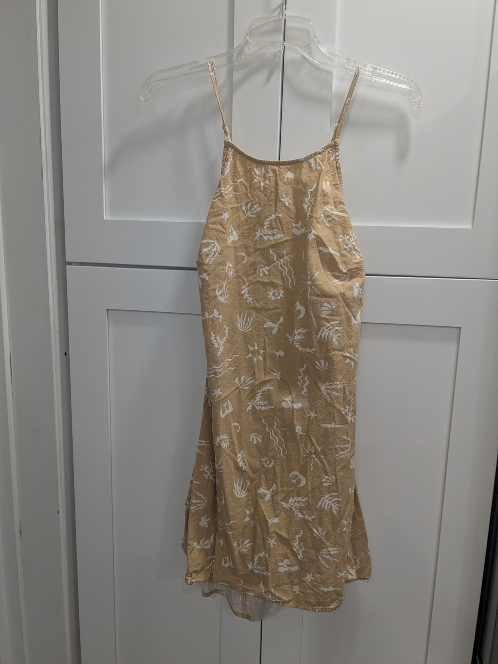 a new day Beige Floral Midi Slip Dress
